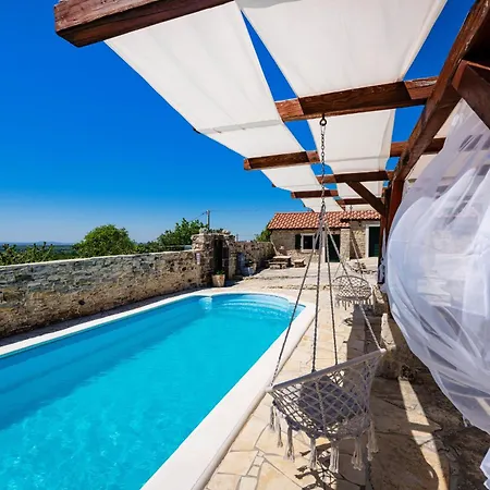 Holiday home My Dalmatia - Hilltop Paradise With Private Pool, Sauna And Jacuzzi *